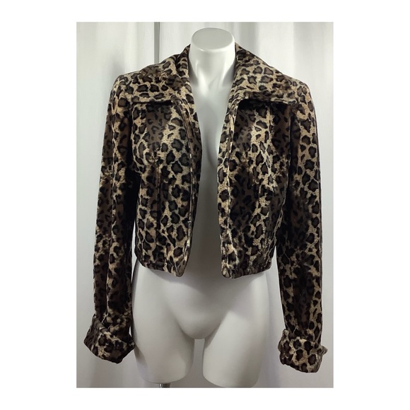 Taiga Paris Jackets & Blazers - Taiga Paris Animal Print Jacket Bolero Leopard